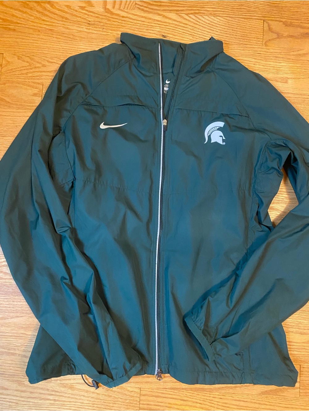 Nike Michigan State Spartans MSU Full Zip Jacket Green Women’s M
